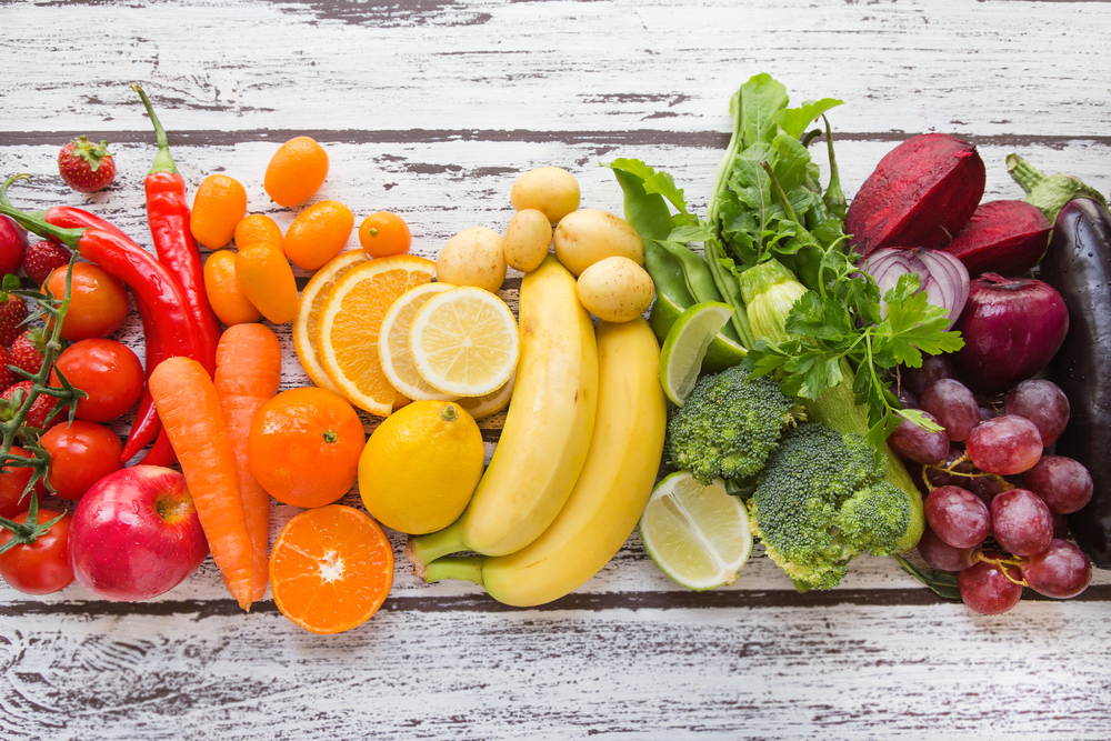 alergia fruta y verduras