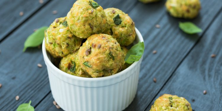 Albóndigas de verduras, con calabacín y zanahorias