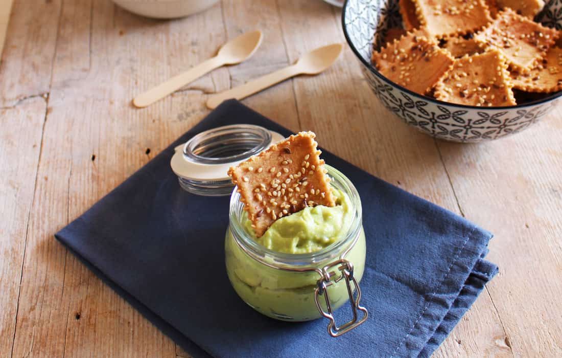 crackers de quinoa